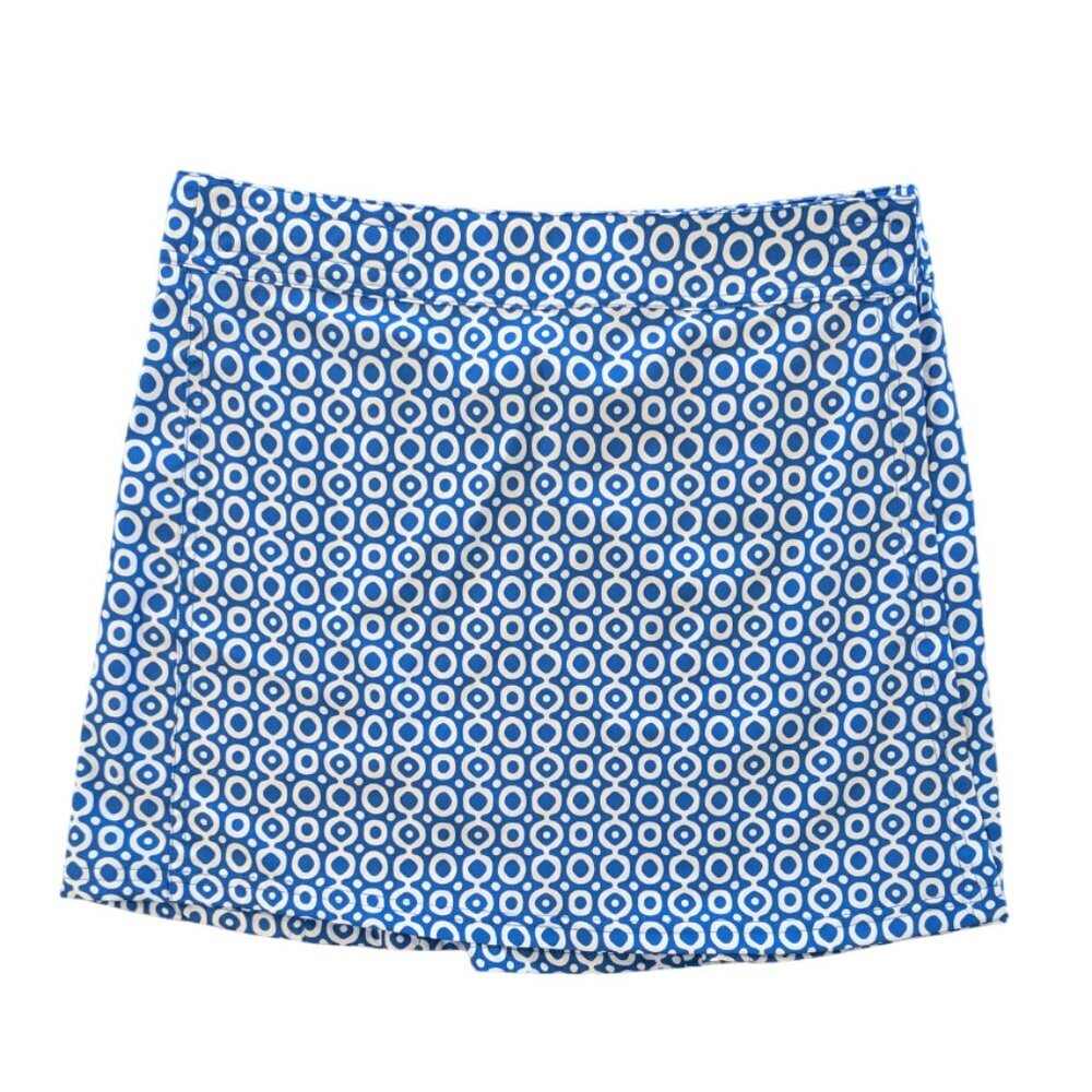 RIPSKIRT Length 1 Medium Dot for Dot Classic Blue White Geometric Design